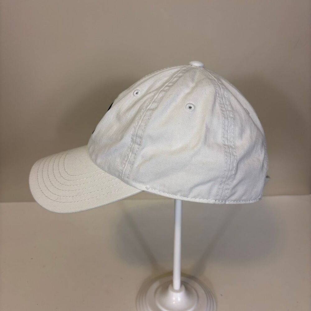 Adidas White Adjustable Back Cotton Packable‎ Baseball Hat Unisex - Picture 2 of 7